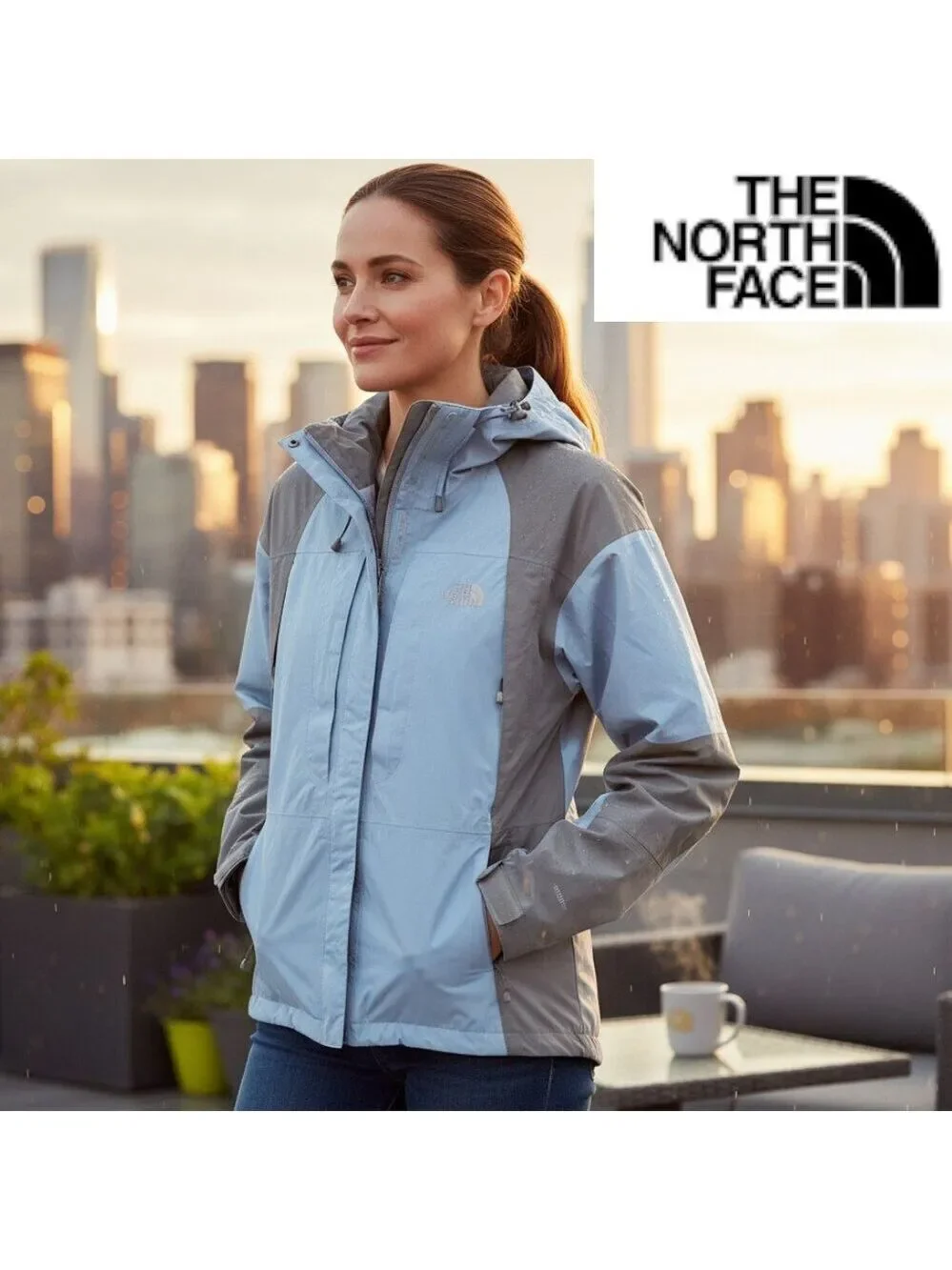 The North Face Summit Series GORE-TEX Jacket – Size L (Blue/Gray)